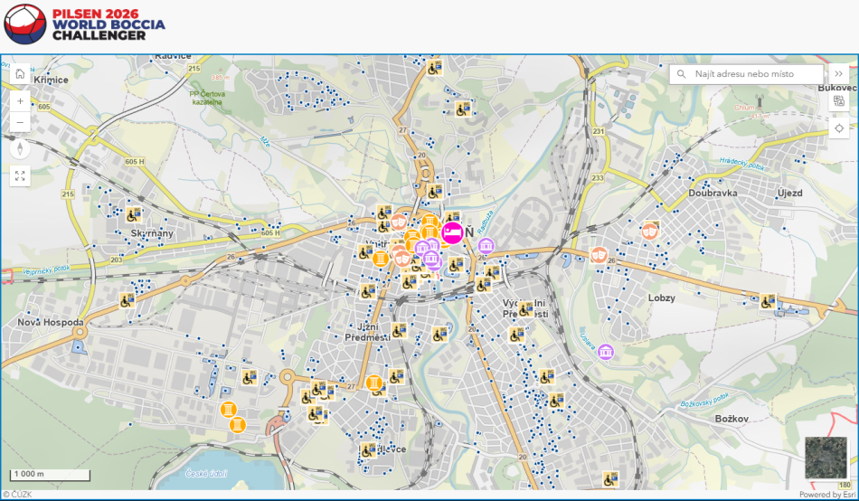 Zdroj: web agp.plzen.eu Boccia mapa