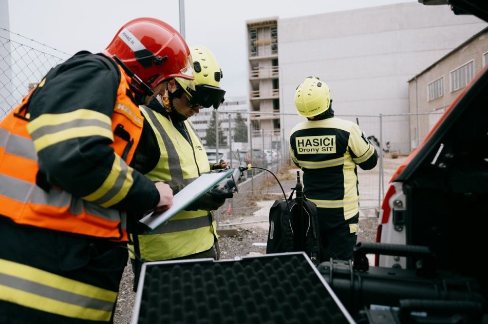 Foto: Drony SIT Cvičení všech složek IZS v TechToweru_foto SITMP