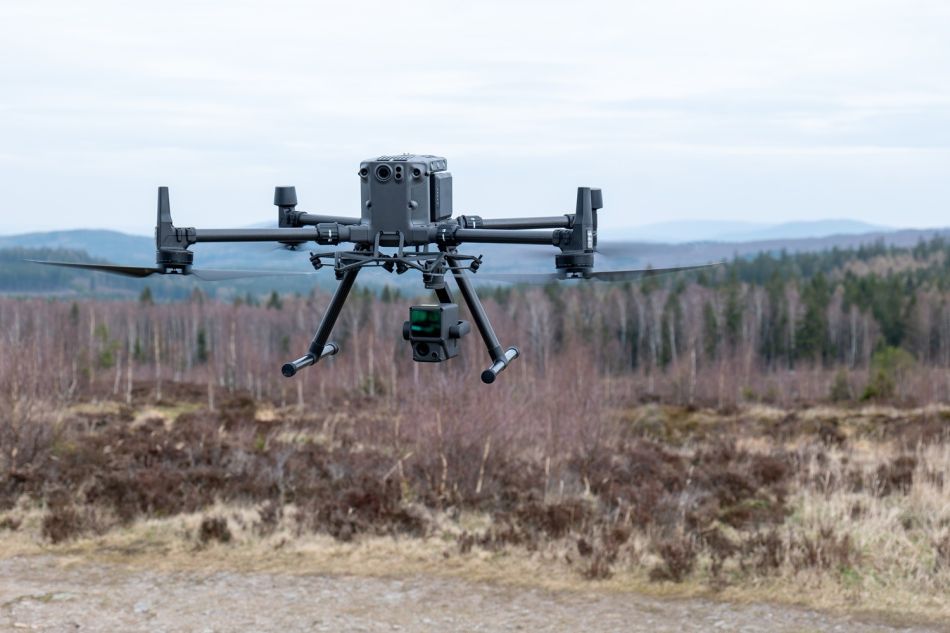 Foto ilustrační. Zdroj: SITMP Dron nad krajinou_ilustrační foto_zdroj SITMP